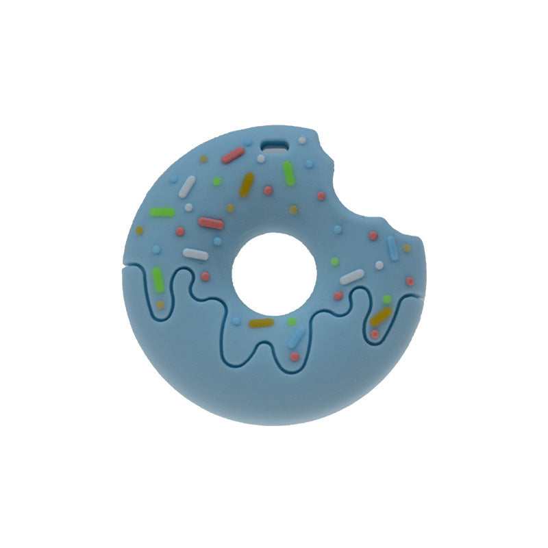 Mordedor de silicona tipo galleta con relieves