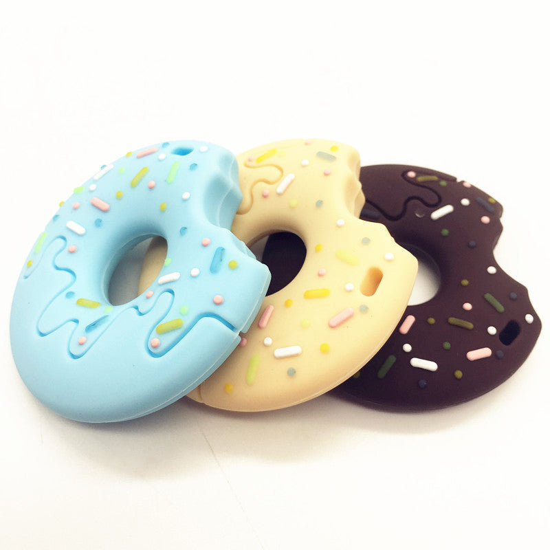 mordedor silicona galleta donut