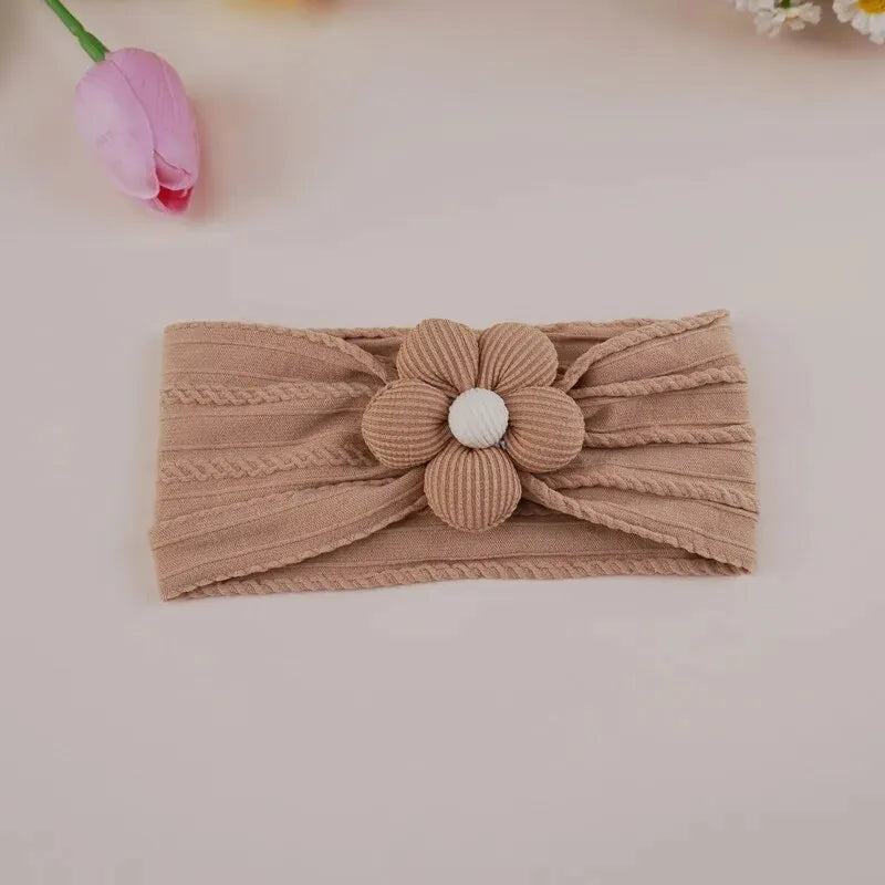 Set de Diademas Florales Elásticas para Bebé Niña