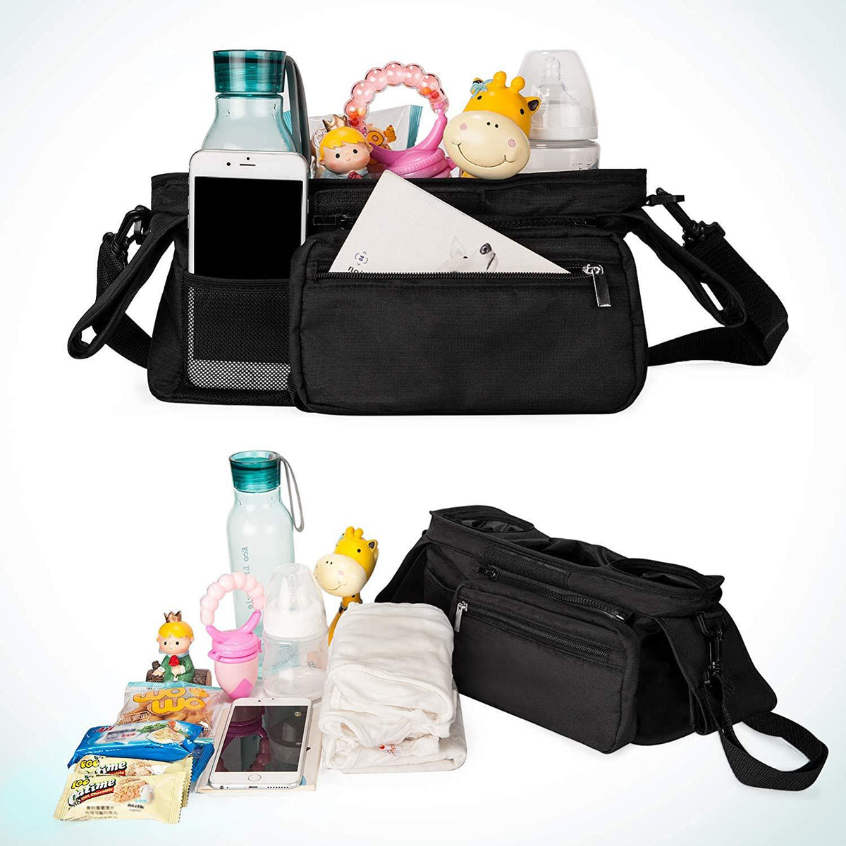Bolsa organizadora impermeable para colgar del cochecito