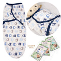 Anti-startle swaddle wrap white