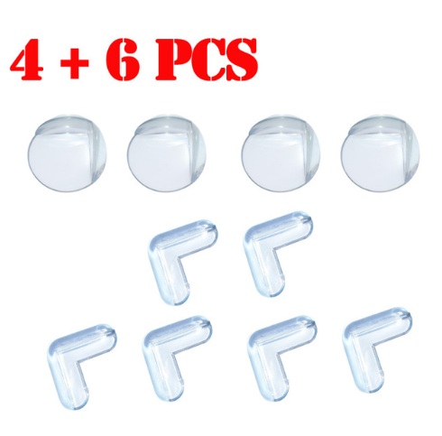 Clear corner protectors 10 pack