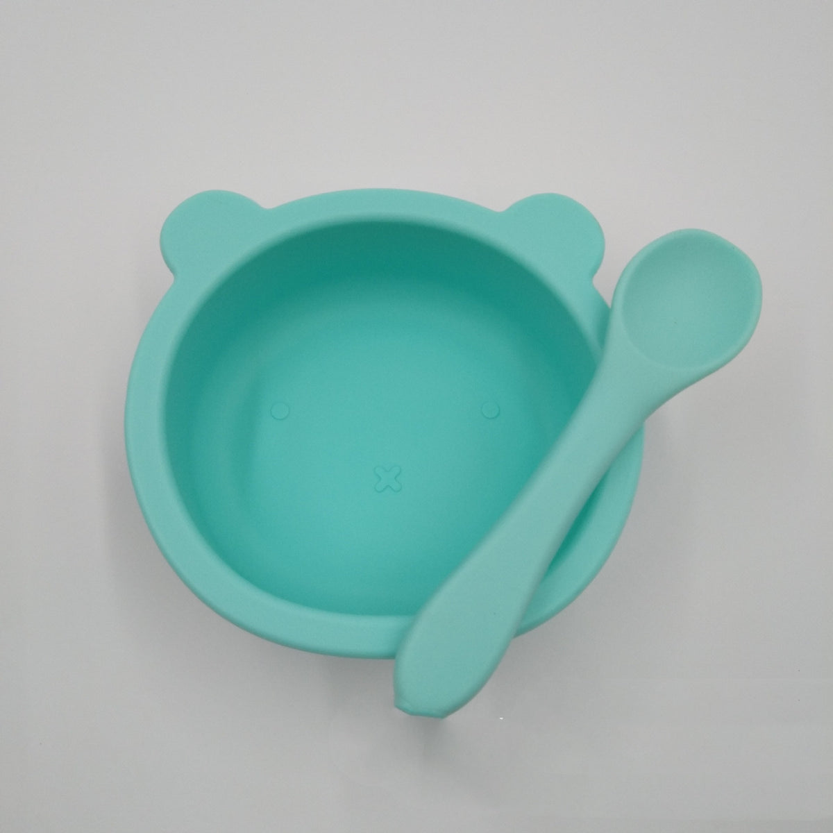 Bol de silicona con ventosa para bebé, antideslizante, colores a elegir