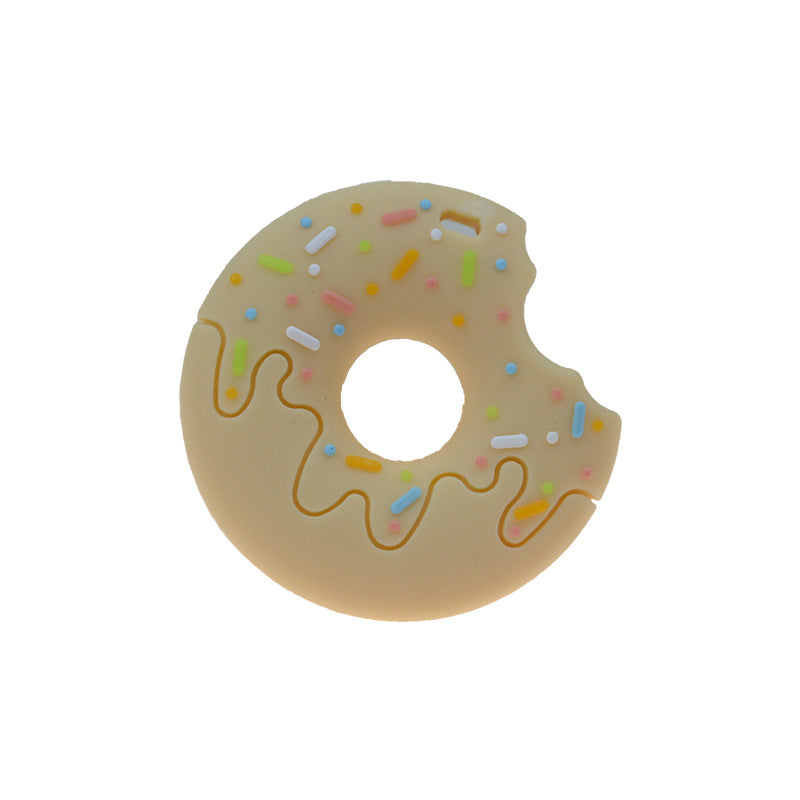Mordedor de silicona tipo galleta con relieves