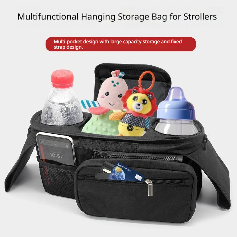 Stroller organizer bag black