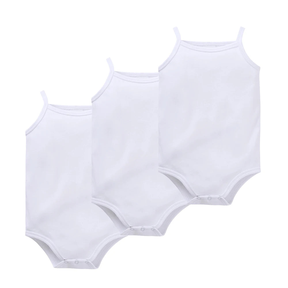 Body de Algodón 100% para Bebé sin Mangas (1, 2 o 3 piezas)