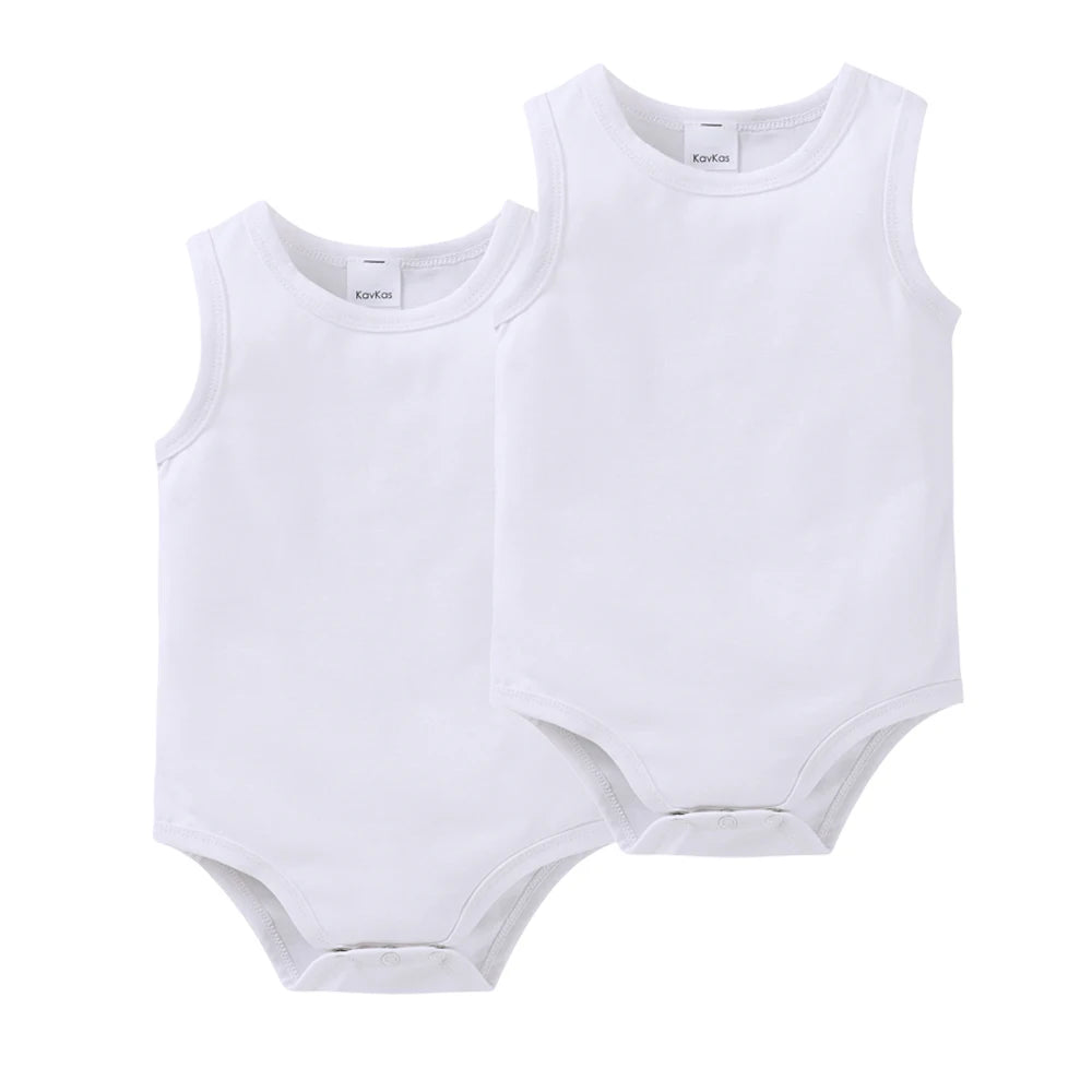 Body de Algodón 100% para Bebé sin Mangas (1, 2 o 3 piezas)
